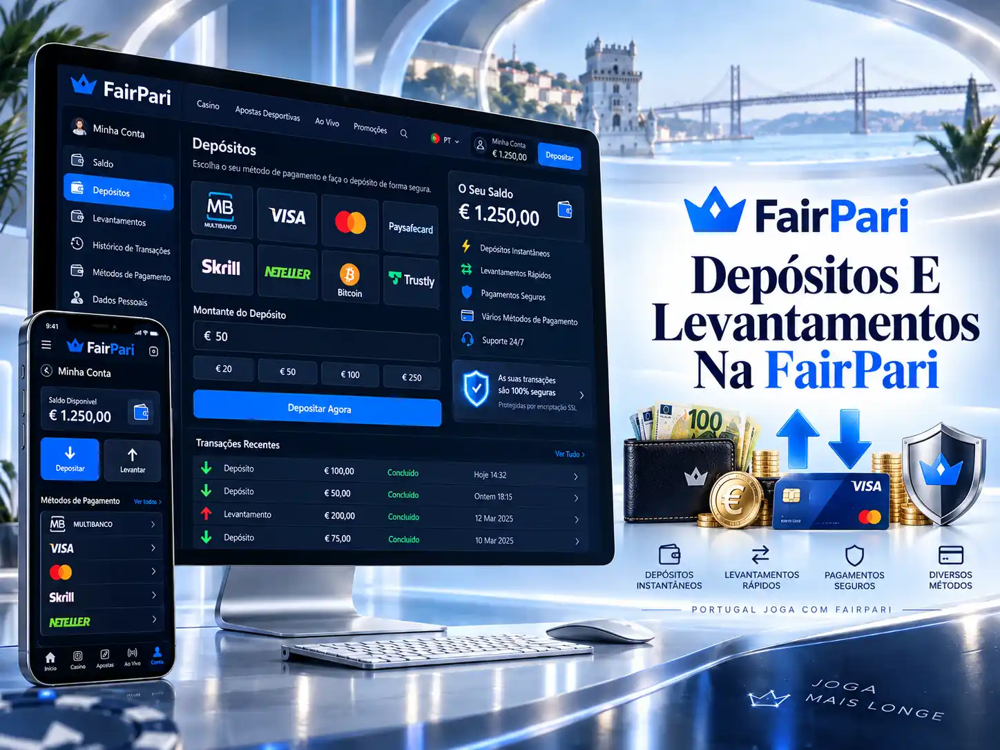 Depósitos E Levantamentos Na FairPari